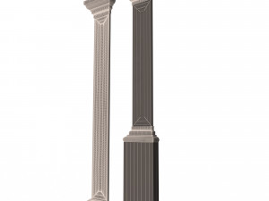 interior-exterior pilasters 3D Model