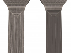 interior-exterior pilasters 3D Model