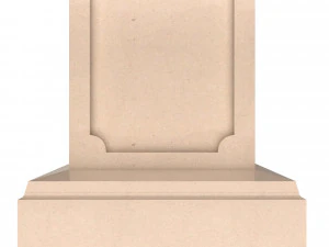square column pedestal 3D Model