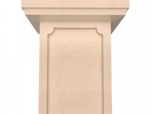 square column pedestal 3D Model