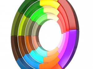 color wheel 3D Model