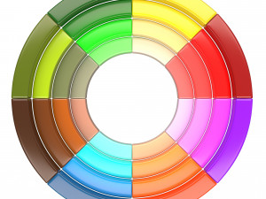 color wheel Modèle 3D