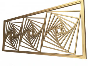 barandilla de hierro forjado Modelo 3D