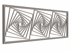 barandilla de hierro forjado Modelo 3D