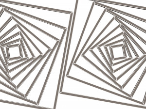 frame forging iron railing 3D मॉडल