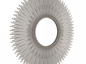 leaf round mirror 3Dモデル