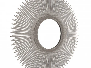 leaf round mirror 3D Model