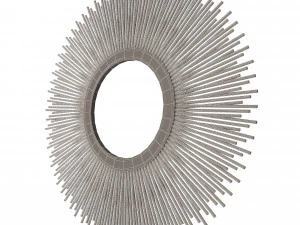 leaf round mirror 3D Model