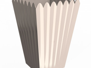 popkorn cup 3D Model