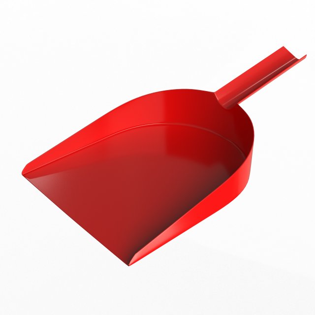 dustpan 3D मॉडल .c4d .max .obj .3ds .fbx .stl .blend 