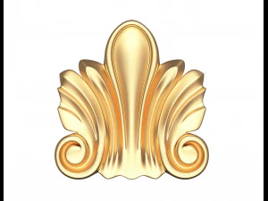 corbel carved 03 3D Model
