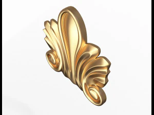 corbel carved 03 3D Model