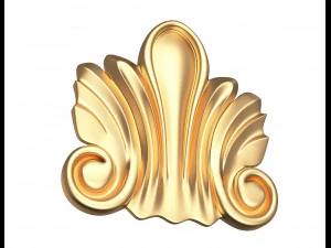 corbel carved 03 3D Model