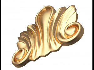 corbel carved 03 3D Model