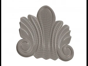 corbel carved 03 3D Model