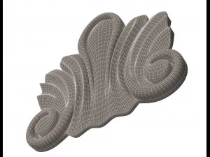 corbel carved 03 3D Model