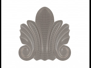corbel carved 03 Modèle 3D