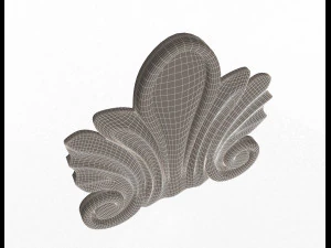 corbel carved 03 3D Model
