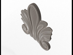 corbel carved 03 Modèle 3D