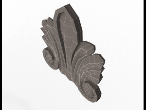 corbel carved 03 Modèle 3D