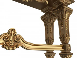 classic console table 01 3D Model