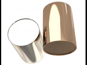 euro money box tin 3D Model