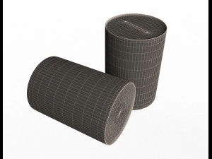euro money box tin 3D Model