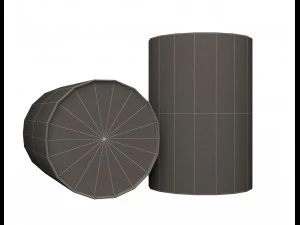 euro money box tin 3D Model
