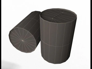 euro money box tin 3D Model
