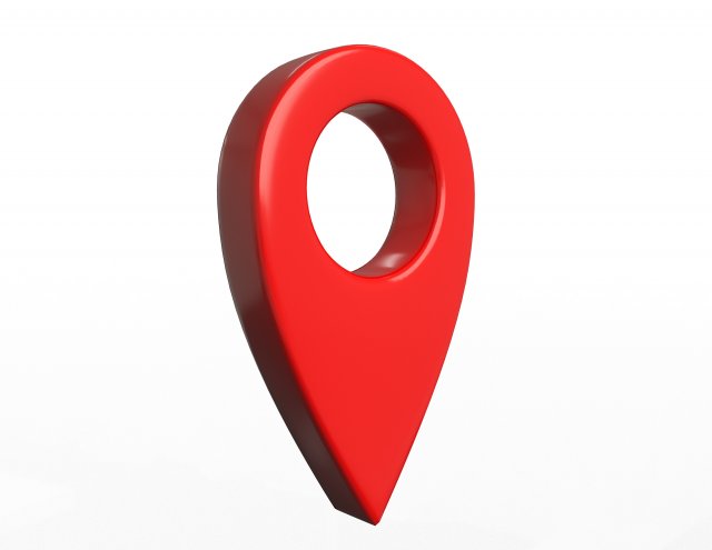 map pointer 3D 模型 .c4d .max .obj .3ds .fbx .stl .blend 