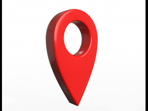 map pointer 3D Model