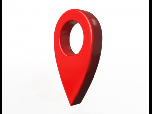 map pointer 3D 模型