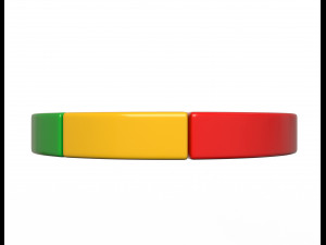 pie graph 3D Model