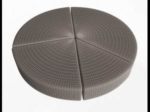 pie graph 3D Model