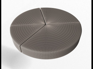 pie graph 3D Model