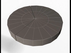 pie graph 3D Model