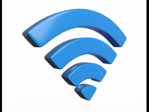 wifi symbol model 3D Model