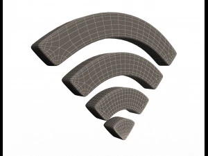 wifi symbol model 3D Model