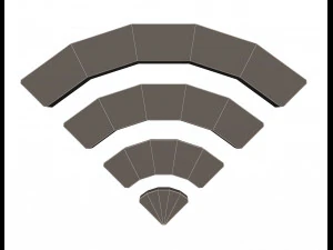 wifi symbol model 3D Model