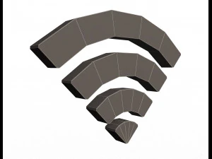 wifi symbol model 3D Model