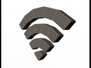 wifi symbol model 3D Model