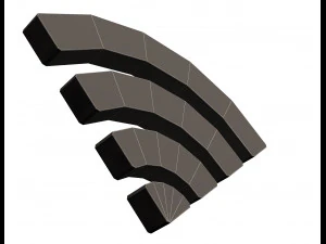 wifi symbol model 3D Model