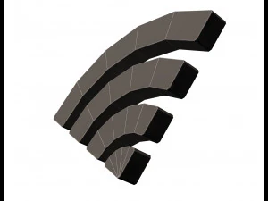 wifi symbol model 3D Model