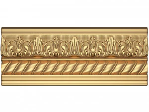 cornice decoration molding 02 3D Model