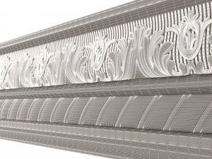 cornice decoration molding 02 3D मॉडल