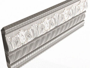 cornice decoration molding 02 3D Model