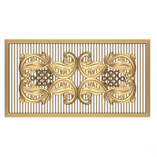 lattice carved panel for cnc 3D Model .c4d .max .obj .3ds .fbx .stl .blend 