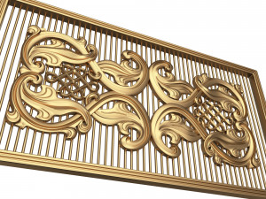 lattice carved panel for cnc Modelo 3D