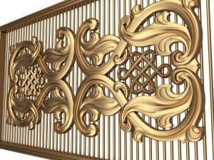 lattice carved panel for cnc Modelo 3D