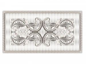 lattice carved panel for cnc 3D Model
